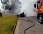 Incêndio em veículo mobiliza Bombeiros no Tiradentes (vídeo)