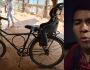 Para sustentar a família, jovem faz entregas de bike e pede ajuda: 'queria uma elétrica' (vídeo)