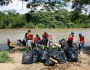 Voluntários realizam ação de limpeza do Rio Aquidauana; saiba como participar