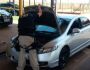 PRF prende homem de 24 anos e recupera Honda Civic roubado em MT na BR-163