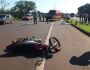 Acidente entre carro e moto mata idoso na BR-163
