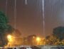 Chuva volta a cair com força na noite desta segunda-feira em Campo Grande