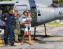 Helicóptero da Marinha resgata criança com febre e insuficiência respiratória em cidade do MS