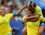 Brasil estreia na Copa com vitória sobre a Jamaica e três gols de Cristiane