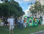 Protesto de 'patriotas' pela prisão pós 2ª instância reúne pouco mais de 100 pessoas  na Afonso Pena