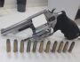ENTERRADA: Esta foi a arma que matou dois nas mãos de guarda municipal