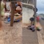 Motociclista foi atingido na altura do joelho