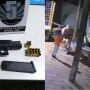 Arma foi apreendida pela Polícia Militar