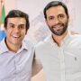 Beto (à esq) e o irmão Gustavo, exonerado da Setec