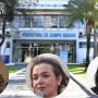 Adriane Lopes e secretárias Rosana Leite e Márcia Hokama
