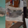 Raios tamb&eacute;m atingiram galhos de &aacute;rvores e parte do bairro esta sem luz; cano de &aacute;gua tamb&eacute;m foi atingido