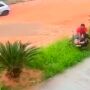 Imagens de c&acirc;meras de seguran&ccedil;a flagraram a a&ccedil;&atilde;o em plena luz do dia