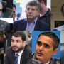 Da esquerda para direita: Paulo Corr&ecirc;a (PL), L&iacute;dio Lopes (Avante), Dagoberto Nogueira (PP), Mara Caseiro (PL), Jamilson Name (PP), Herculano Borges e o atual conselheiro do Tribunal de Contas do Estado (TCE-MS), S&eacute;rgio de Paula