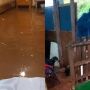 Cerca de 140 barracos foram atingidos e boa parte deles destru&iacute;dos peloa chuva