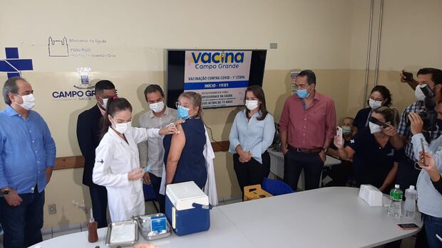 75 mil serão vacinados contra covid na 1ª fase em MS; em Campo Grande são quase 12 mil