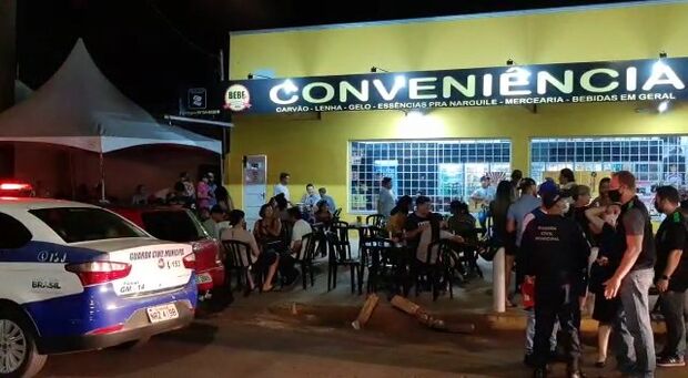 Mais de 130 pessoas são flagradas em conveniência no São Jorge da Lagoa; assista