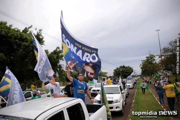 Manifestação pró-Bolsonaro acontece dia 1º de Agosto em Campo Grande