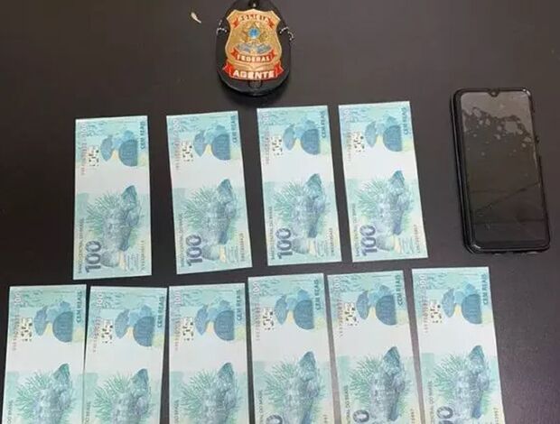 Homem tenta enviar notas de R$100 falsas pelos Correios e acaba preso em Ponta Porã