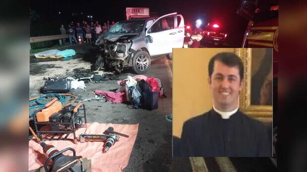 Padre dirigia caminhonete envolvida em tragédia na BR-163; atua em paróquia de Campo Grande