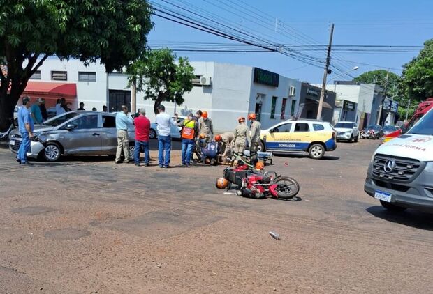 Idoso morre após se envolver em acidente de moto em Dourados