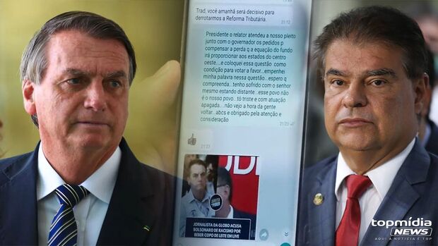 NA LATA: 'tenho sofrido com o senhor', diz Nelsinho a Bolsonaro