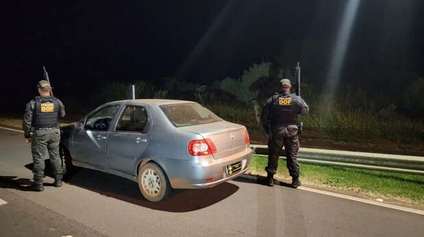 Veículo furtado no Paraná é recuperado em Itaquiraí