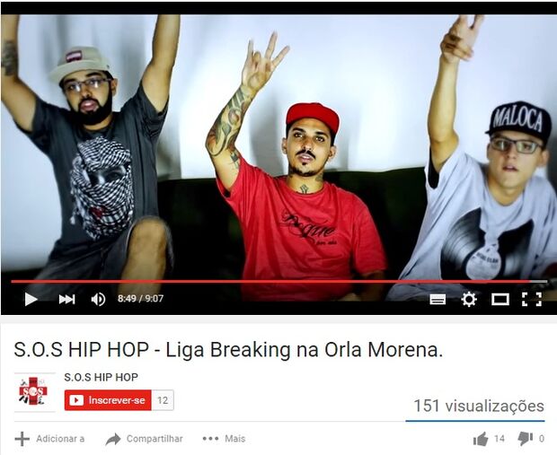 Jovens criam canal no Youtube para 'fortalecer a cena Hip Hop' na Capital 
