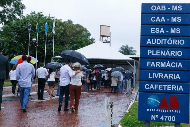 Com chuva e tranquilidade, resultado das eleições da OAB/MS sai 19h30