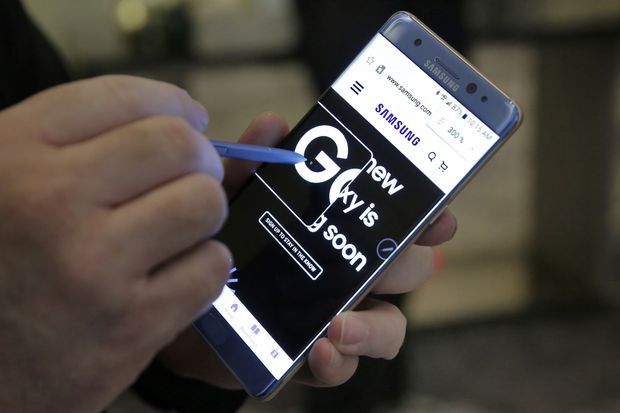 Após fogo, Samsung para venda e troca de Galaxy Note 7 para investigação