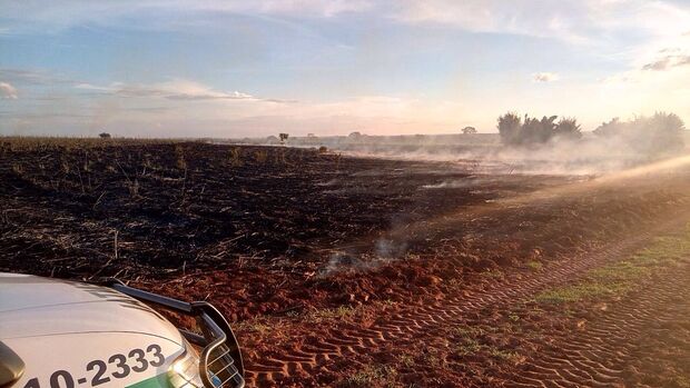 PMA autua arrendatário rural em R$ 28 mil por incêndio ilegal em área de pastagem