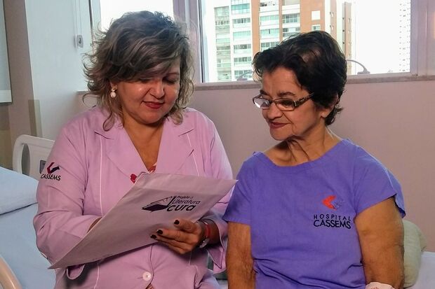 Hospital Cassems CG cria oportunidade de reencontros e palavras de amor para pacientes internados