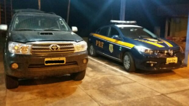 PRF recupera camionete roubada há três dias em Campo Grande