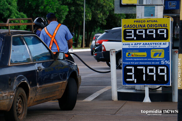 Litro da gasolina já chega a R$ 4,69 em postos de MS