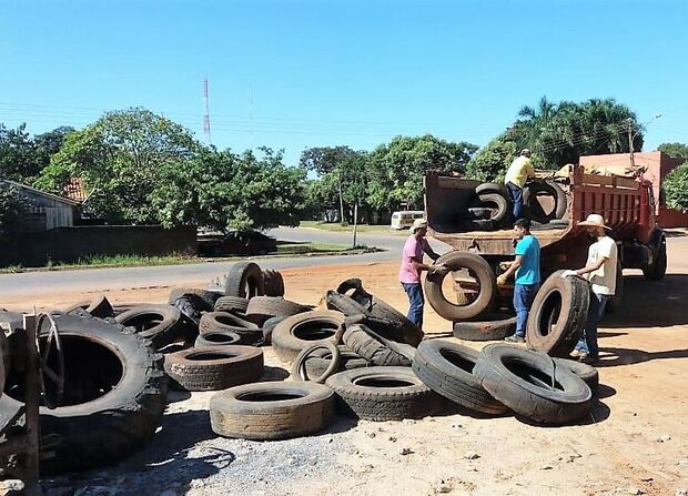 Prefeitura de Bonito recolheu mais de 10 mil pneus desde o início de 2017