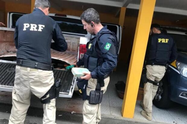 BR-101: suspeito de MS é preso com 50 kg de cocaína e crack em Santa Catarina