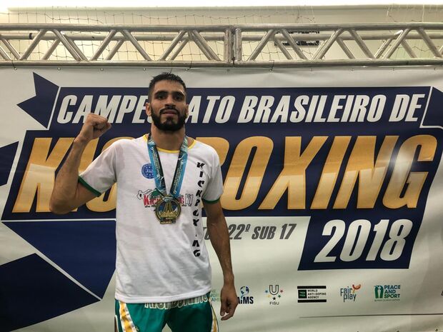 Lutador de MS ganha Campeonato Brasileiro de Kickboxing e representará o país no Panamericano