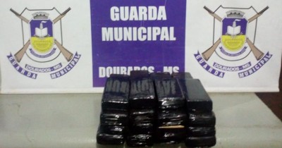 Guarda Municipal prende jovem flagrado com 16 tabletes de maconha em rodoviária