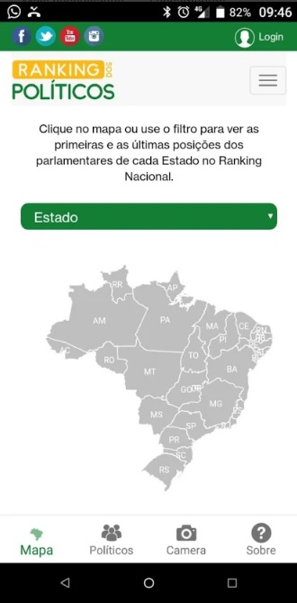ONG Ranking dos Políticos lança App que  ajuda cidadão nas eleições
