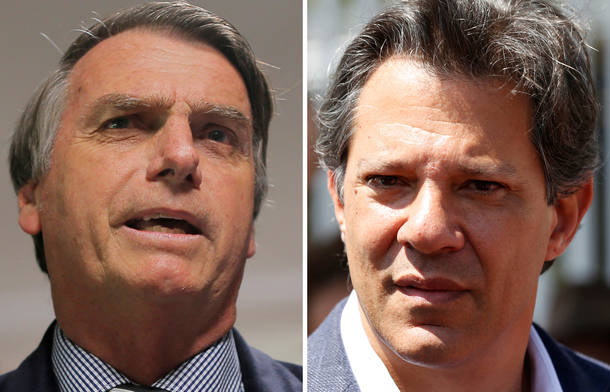 Ministro dá andamento a ação de Bolsonaro que pede ao TSE para declarar Haddad inelegível