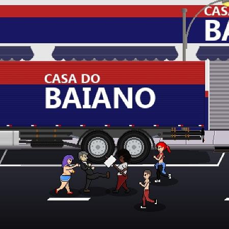 Em jogo violento, Bolsonaro espanca feministas, negros, gays e militantes de esquerda