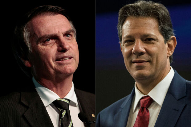 Ibope: Bolsonaro tem 57% dos votos válidos contra 43% do petista Fernando Haddad