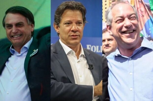 Pesquisa Datafolha para presidente: Bolsonaro, 32%; Haddad, 21%; Ciro, 11%