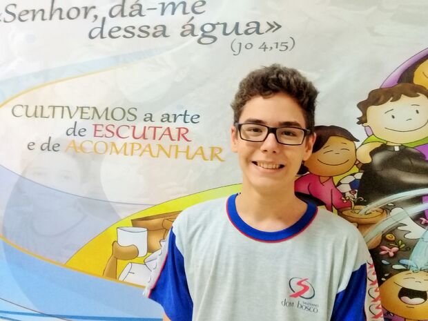 Aluno do Colégio Dom Bosco representa Campo Grande na Olimpíada Brasileira de Matemática