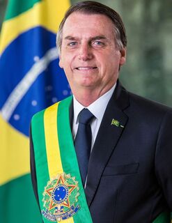 Bolsonaro divulga foto oficial em formato padrão e pose mais informal