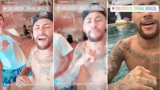 Solteiro, Neymar curte o Carnaval em Salvador e dança axé com 'parça'