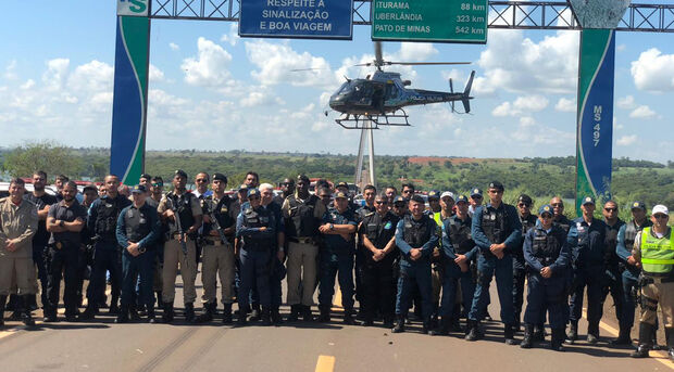 Sejusp deflagra operação policial na divisa de MS com quatro estados
