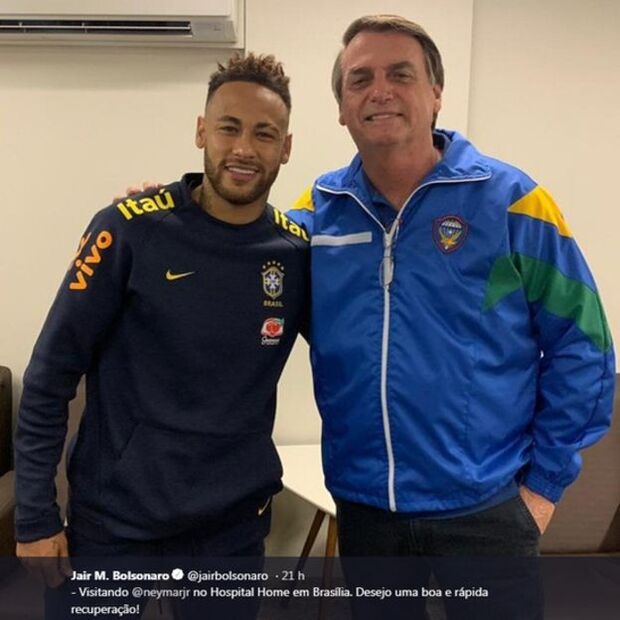 Bolsonaro sobre caso Neymar: 'o que ela fez atravessando o Atlântico?'