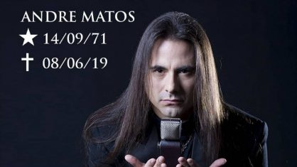Andre Matos, ex-vocalista e fundador da banda Angra, morre aos 47 anos