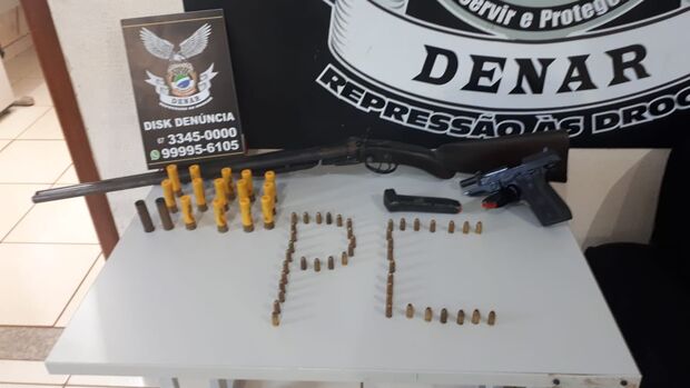 Homem é preso portando arma de fogo e diversas munições na região do Ana Maria do Couto