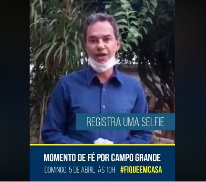 Marquinhos pede selfies e vídeos de corrente de oração marcada para este domingo